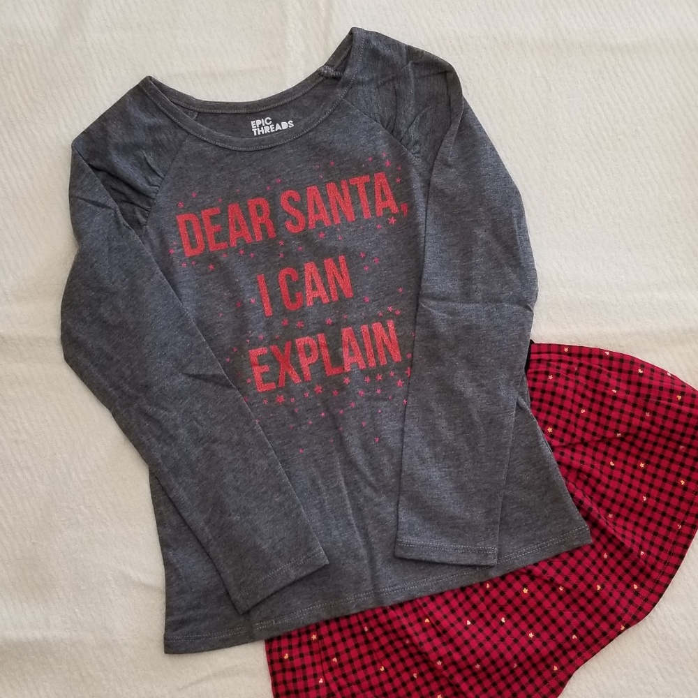 NWT Girl's Holiday Shirt